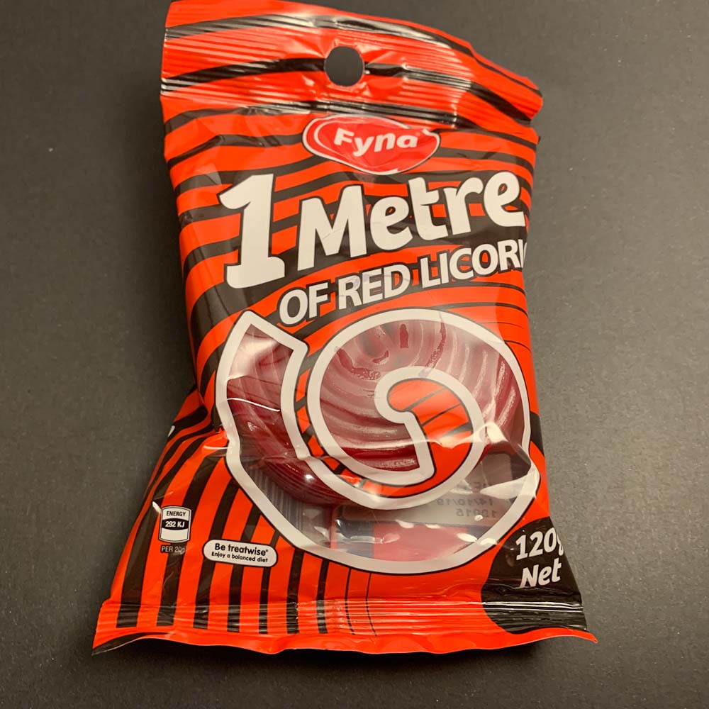 Licorice - 1 Metre Red Licorice