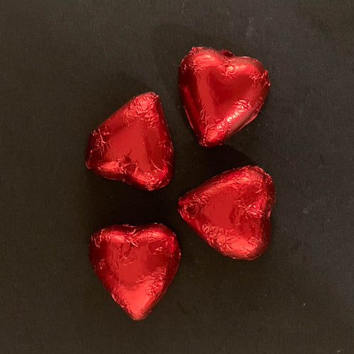 Chocolate Hearts - Red