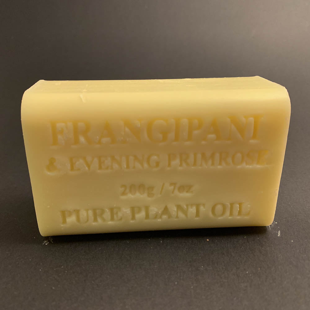 200g Pure Natural Plant Oil Soap - Frangipani & Evening Primrose