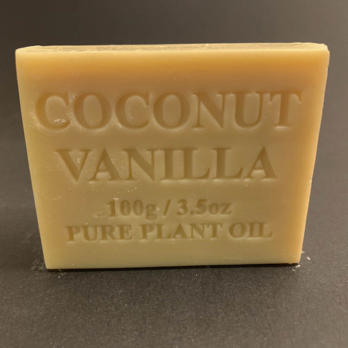 100g Pure Natural Plant Oil Soap - Coconut Vanilla