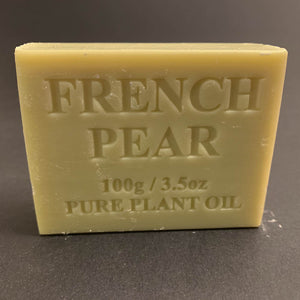 100g Pure Natural Plant Oil Soap - French Pear