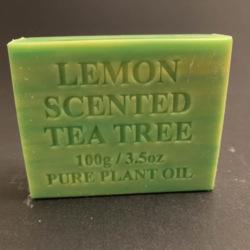 100g Pure Natural Plant Oil Soap - Lemon Scented Tea Tree