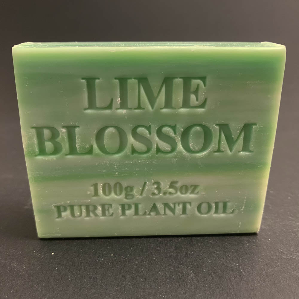 100g Pure Natural Plant Oil Soap - Lime Blossom
