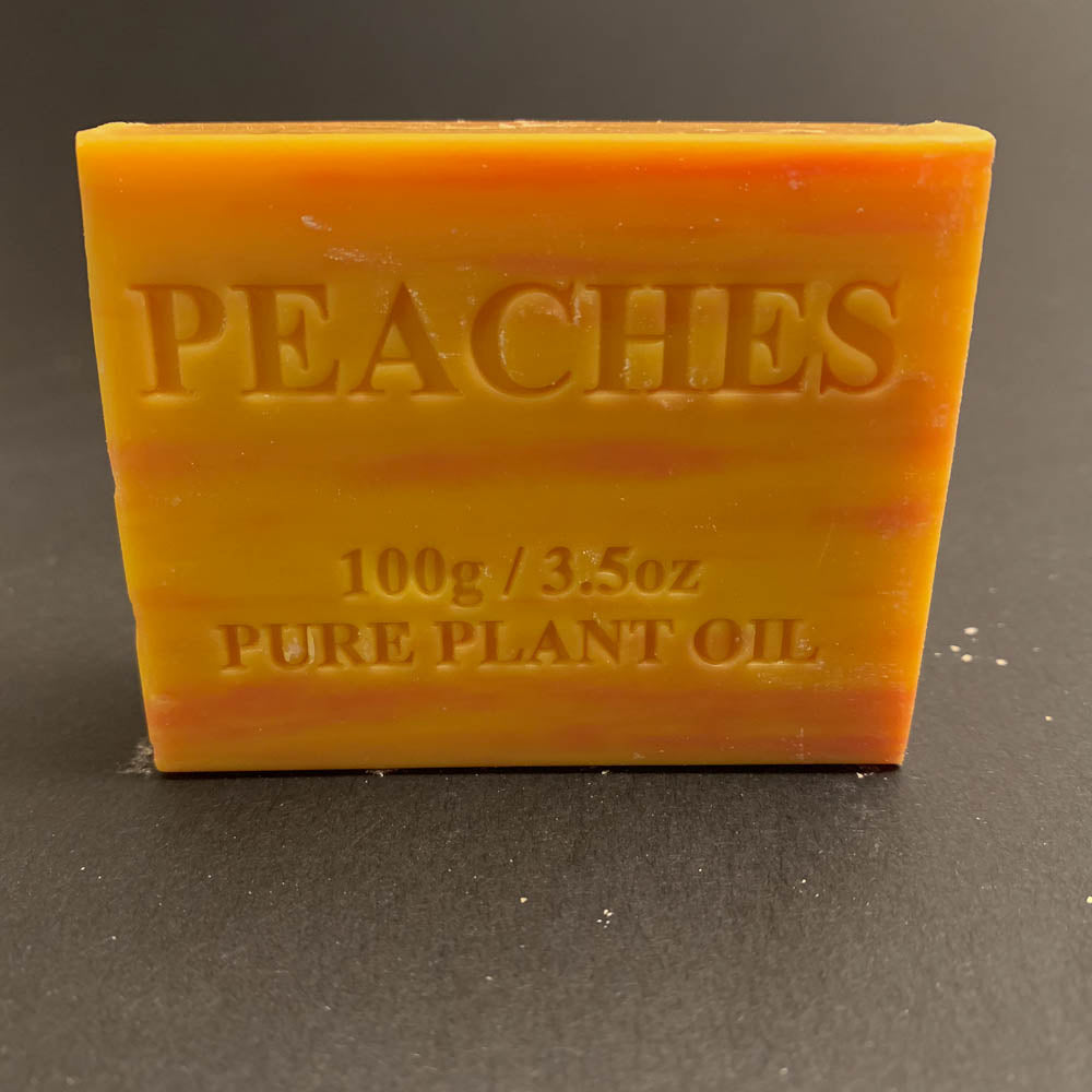 100g Pure Natural Plant Oil Soap - Peaches