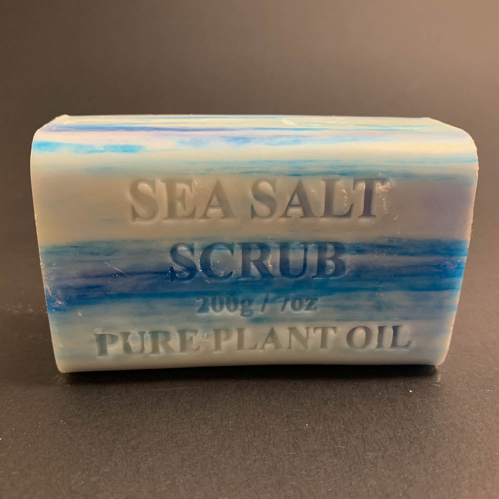 200g Pure Natural Plant Oil Soap - Sea Salt Scrub